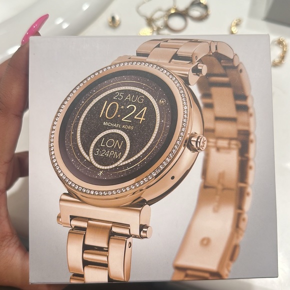 MK Access Sofie Gold Touchscreen Smart Watch 42mm - Picture 6 of 6